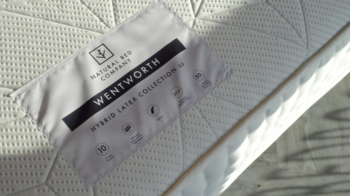 wentworth hybrid mattress label medium