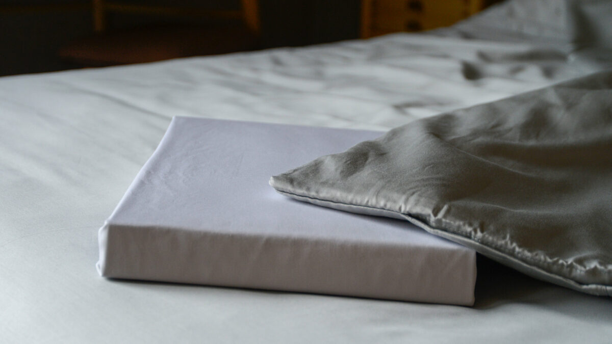 white and grey luxury pure cotton bedding