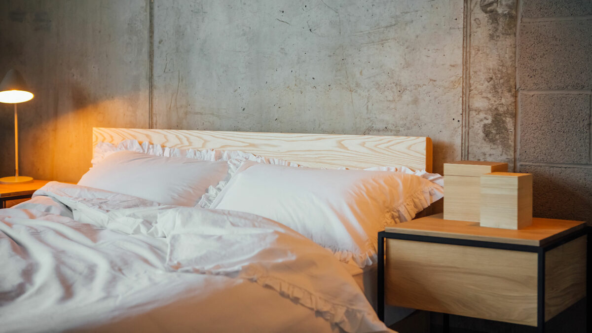 white ruffle cotton bedding3
