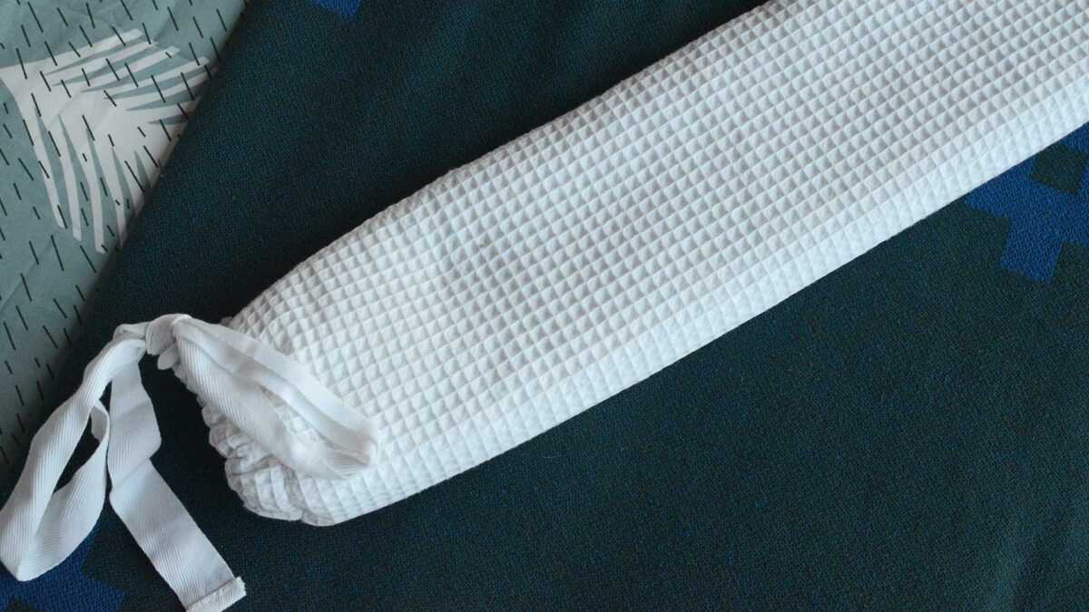 white waffle yuyu hotwater bottle