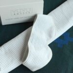 white waffle yuyu hotwater bottle eye mask