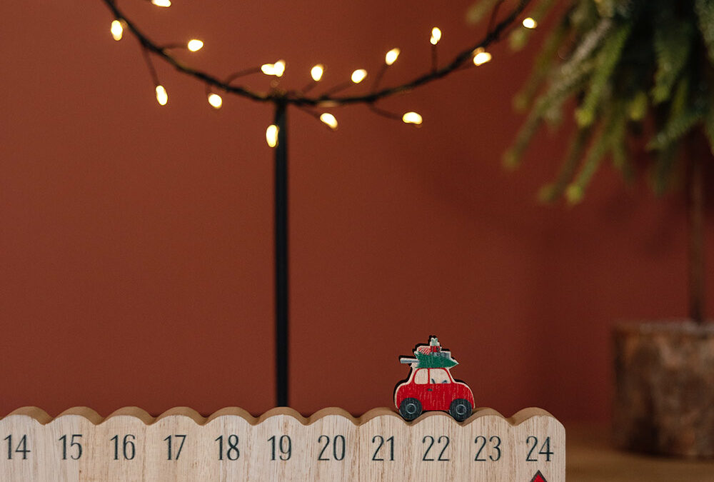 wooden advent detail portrait