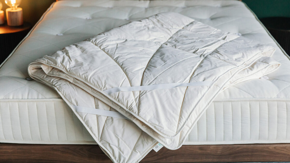 wool filled mattress cover
