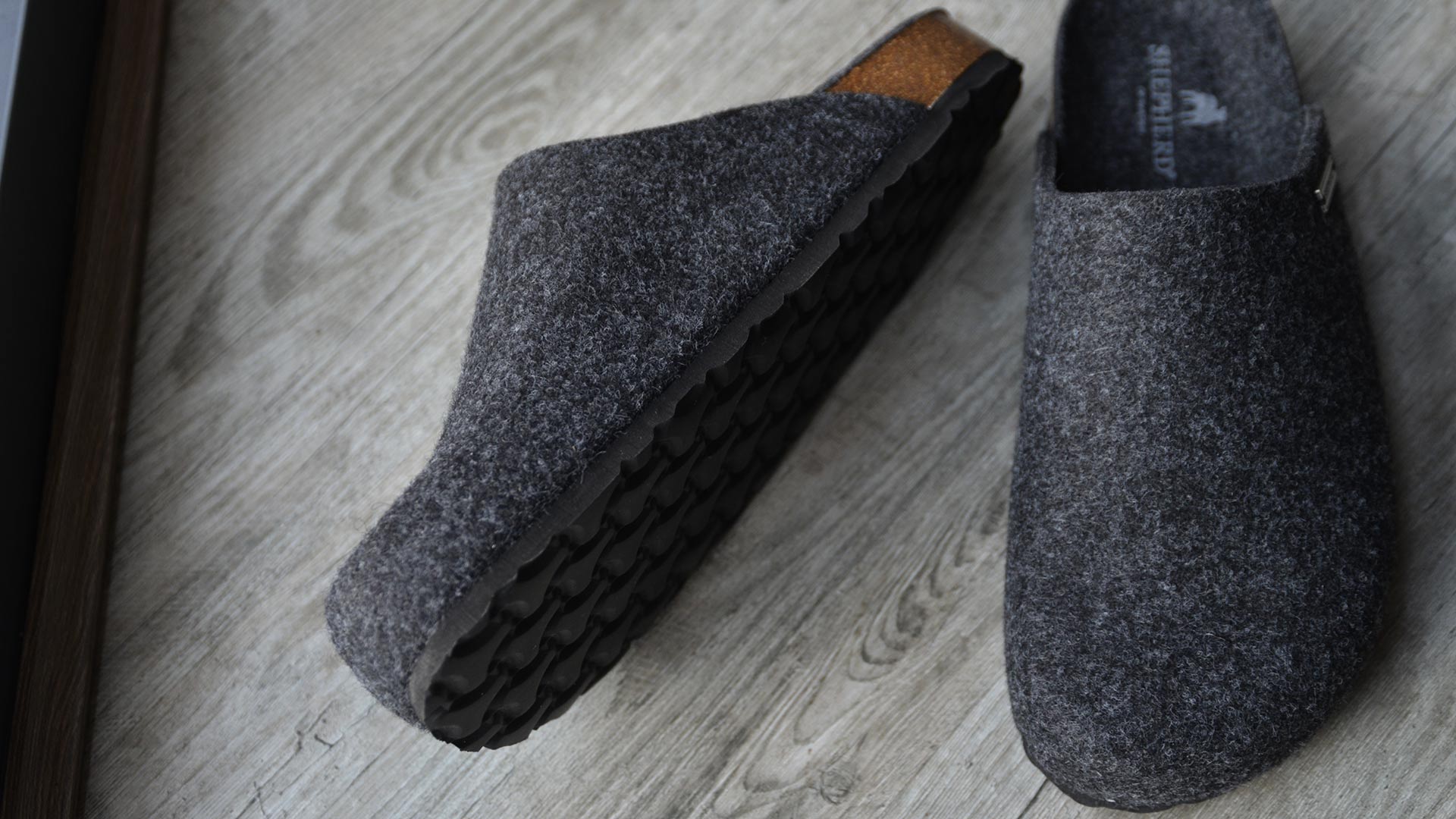 Wool Slippers with EVA Sole | Slippers 