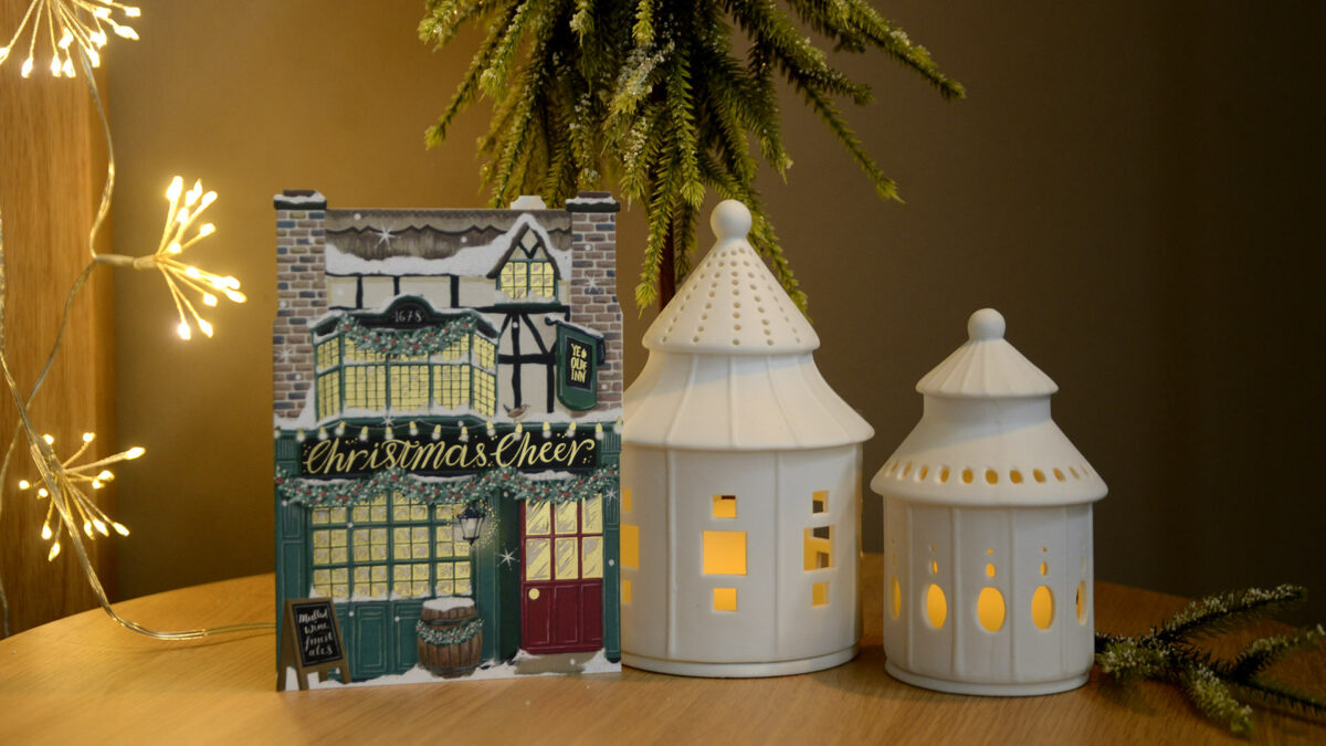 xmas card christmas pub design